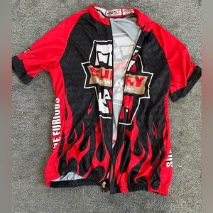 Surly bike shirt size Large. Like new. zip up.